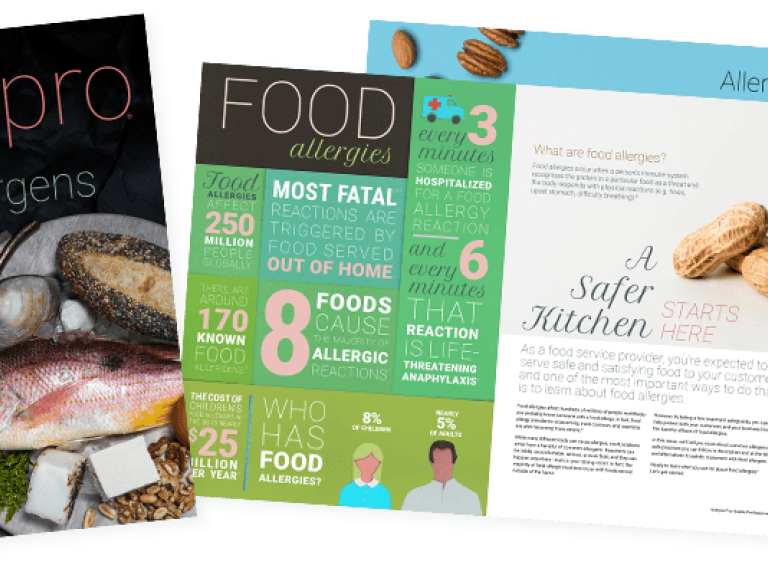 Nutripro: Food Allergens Magazine Cover and Interior