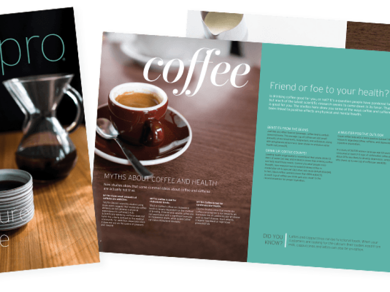 The Culture of Coffee Nutripro Magazine Cover and Interior