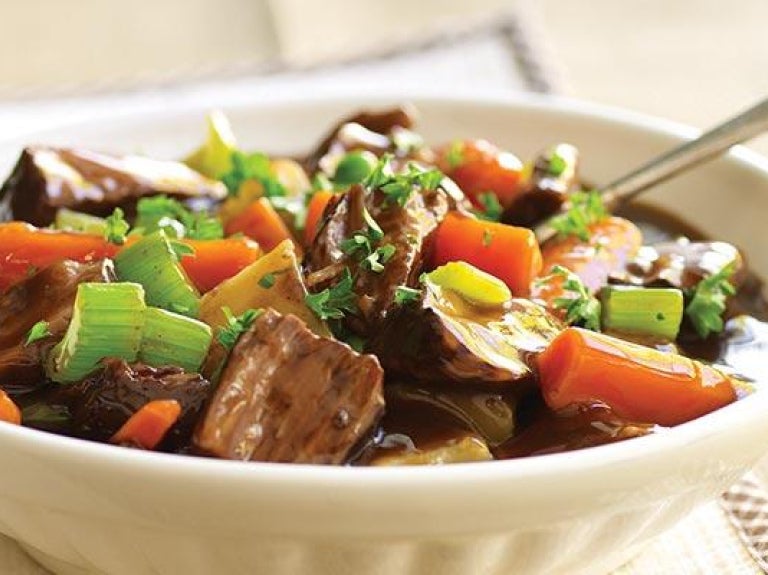 Bowl of beef stew