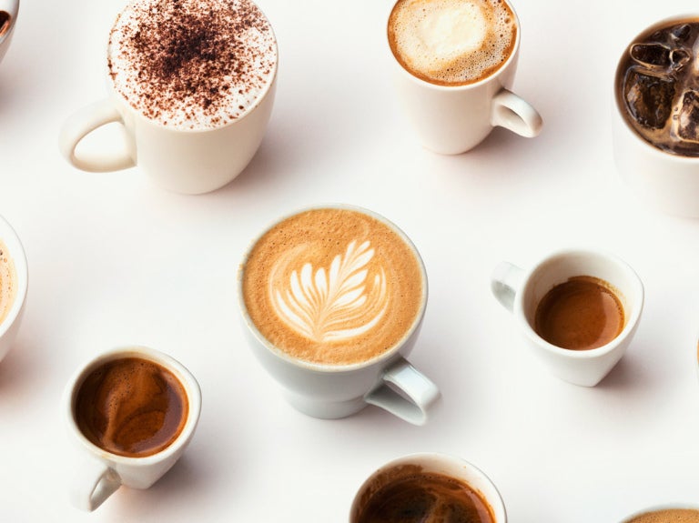 Multiple cups of coffee