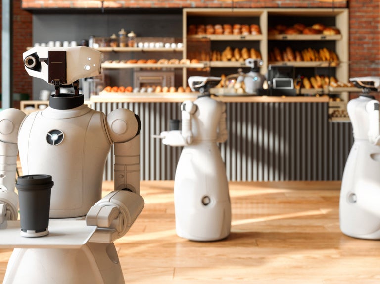 Robots carrying tray 2023 Trend Report