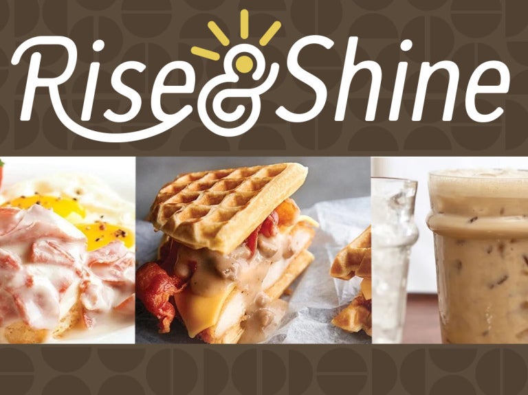 Rise and shine breakfast options