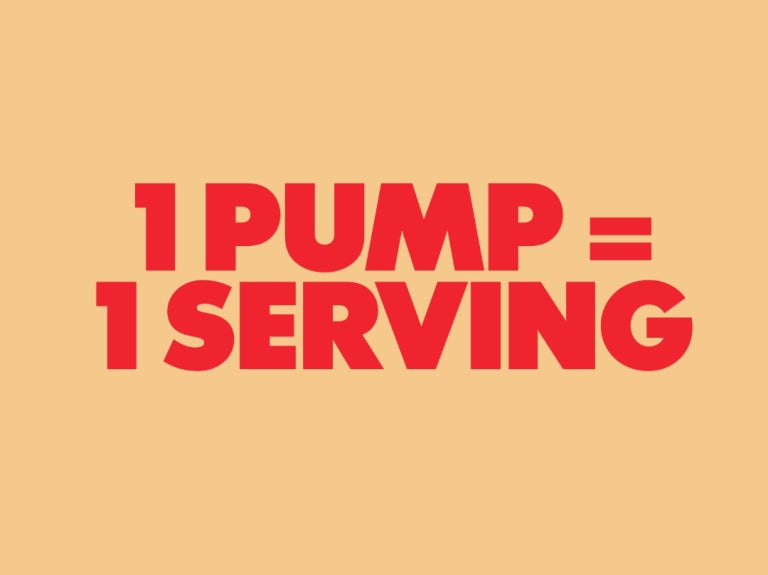 Coffee mate one pump one serving