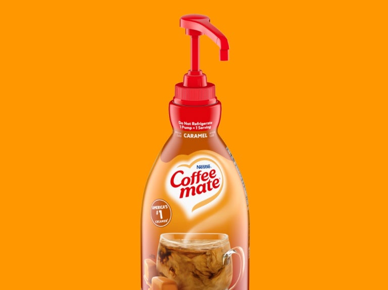 Coffee mate caramel pump bottle