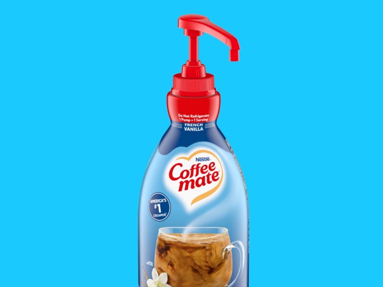 Coffee mate French vanilla pump bottle