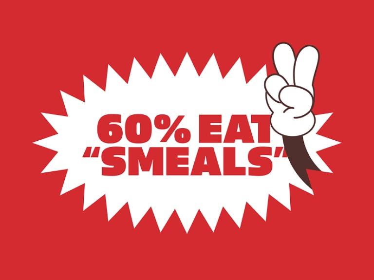 60 percent Hot Pockets