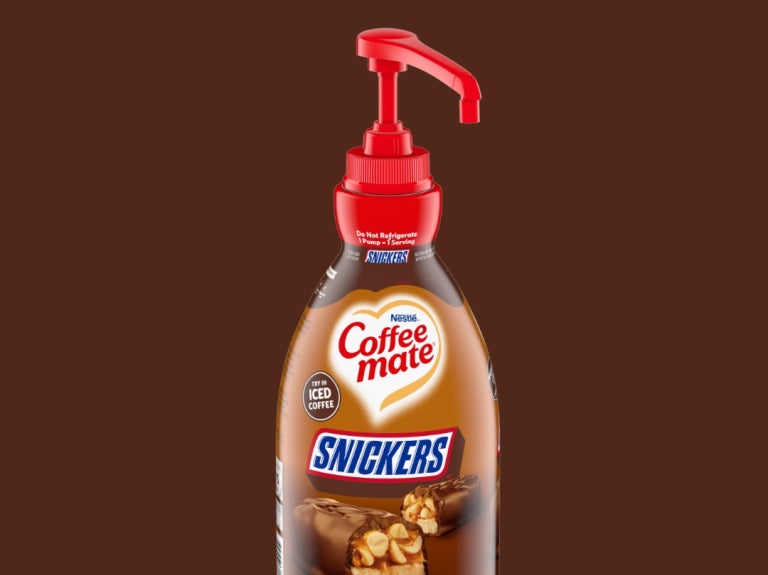 coffee mate snickers pump bottle