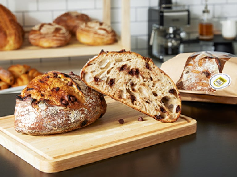 sourdough bread with chocolate morsels