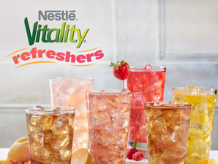 Vitality refreshers and glasses