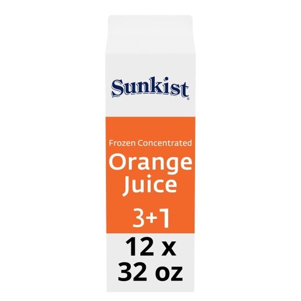 Sunkist Orange Juice 100% Frozen Concentrate 12 x 32 oz | Nestle