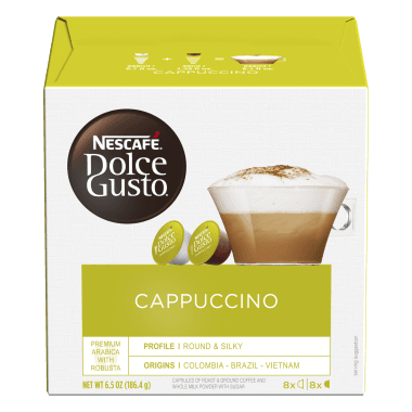 Met opzet Uitstroom Uitmaken Nescafé Dolce Gusto Cappuccino, 3 x 16 Capsules, Makes 24 Servings