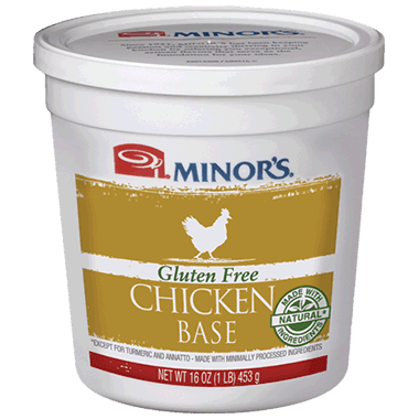 Minor's chicken base gluten free made with natural ingredients