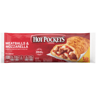Hot Pockets Meatballs and Mozzarella 12 x 8 ounces | Hot ...
