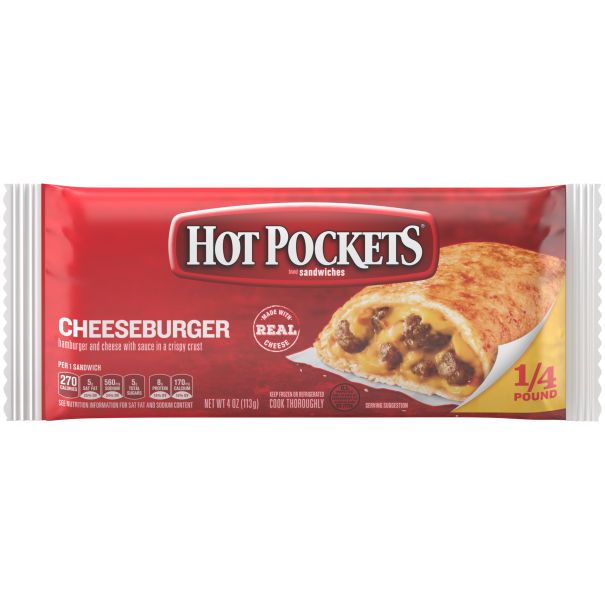 Hot Pockets Cheeseburger 30 x 4 ounces