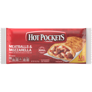 Hot Pockets Meatballs and Mozzarella