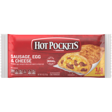 Hot Pockets Sausage, Egg & Cheese 30 x 4 ounces
