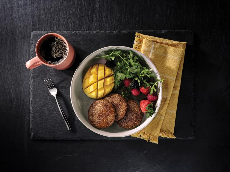 Sweet Earth Sausage Patties Breakfast Plate