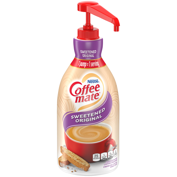 Coffee mate Sweetened Original Pump Bottle