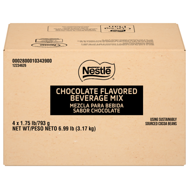 Nestle Chocolate Flavored Beverage Mix Case