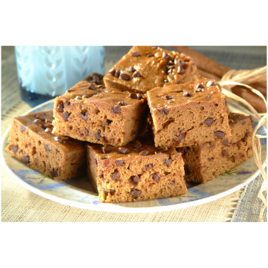 Libbys Pumpkin Brownies Plated