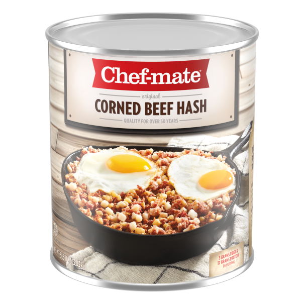 Chef-mate Corned Beef Hash, 6 lb 11 oz (Pack of 6)