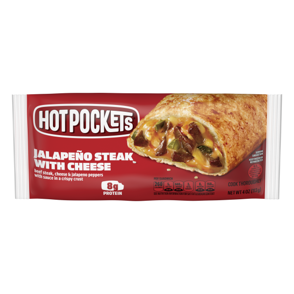Hot Pockets Jalapeno Steak with Cheese 4oz Pouch