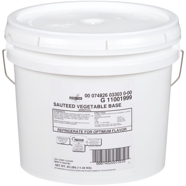 Minors Veg Mirepoix Base 25lb Pail.