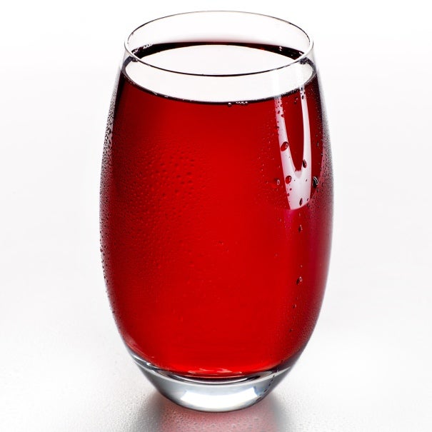 Nestlé Vitality Cranberry Cocktail 10% Frozen Concentrate in glass