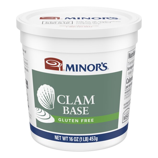 Minor’s Clam Base No Added MSG Gluten Free, 1 lb (Pack of 6)