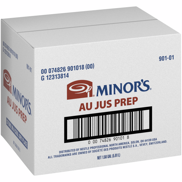 Minor's Au Jus Prep, 1 Pint (16.7 oz), Pack of 12
