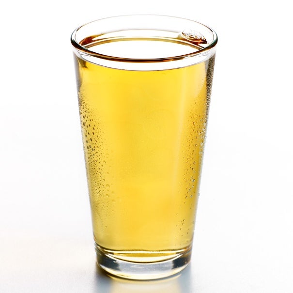 Nestlé Vitality Apple Juice 100% Frozen Concentrate juice in glass
