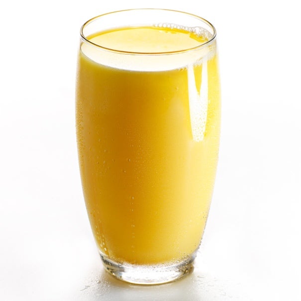Nestlé Vitality Orange Juice Blend 100% Ambient Concentrate juice in glass