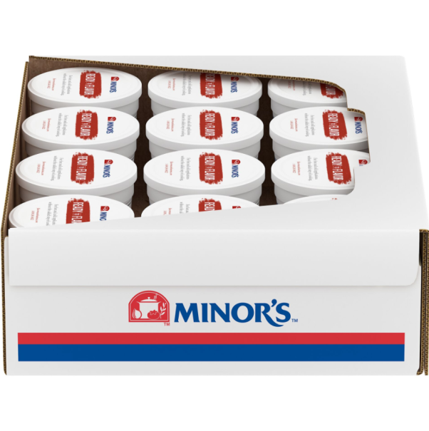 Minor’s Beef Base No Added MSG, 1 lb (Pack of 12)
