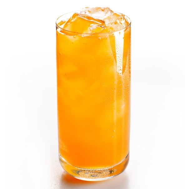 Nestlé Vitality Passion Fruit Orange Gauva Flavored Cocktail 10% Frozen Concentrate in glass
