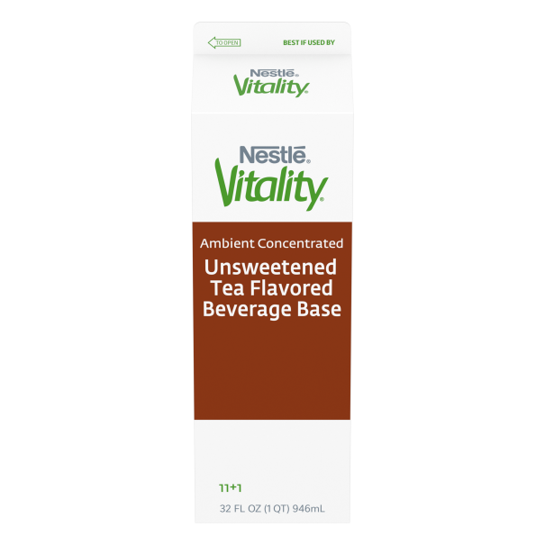 Nestlé Vitality Unsweet Tea Flavored Beverage Ambient Concentrate in pack