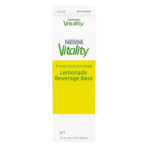 Nestlé Vitality Lemonade Beverage Base 15% Frozen Concentrate in pack