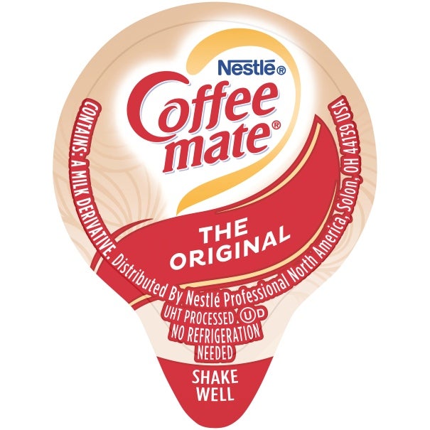 Coffee mate original liquid creamer 360 count tub