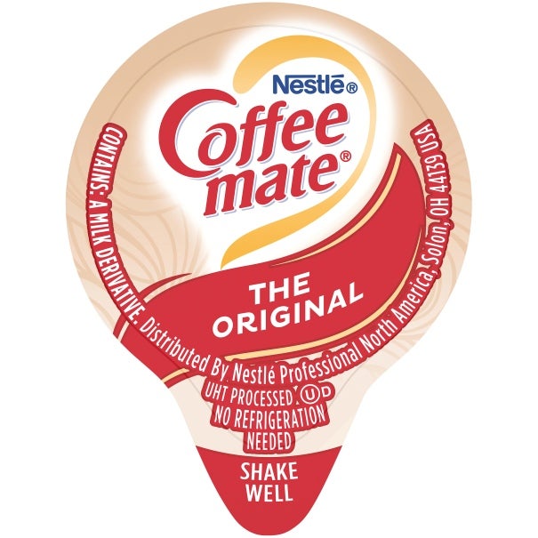 Coffee mate original liquid creamer 180 count tub