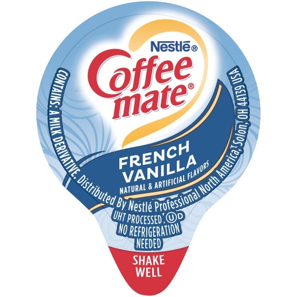 Coffee mate French Vanilla 180ct in pack tub