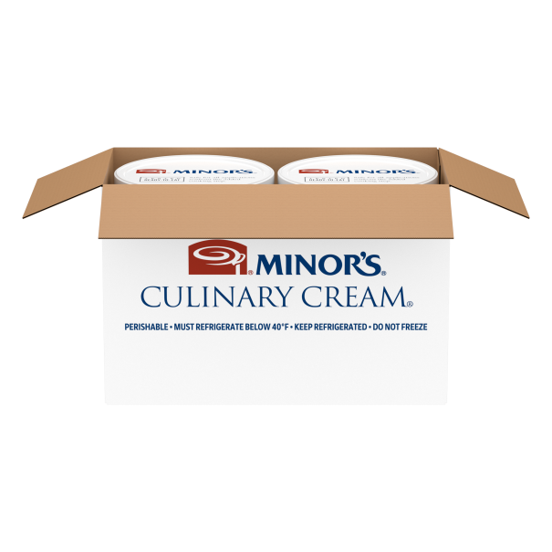 Minor’s Culinary Cream 5 lb open case
