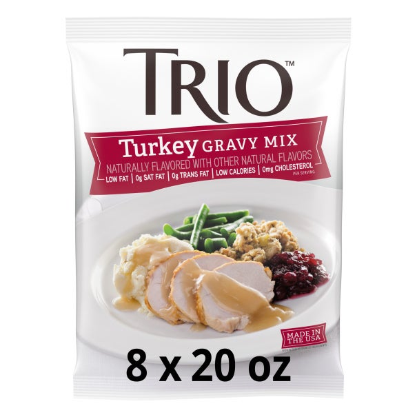 Trio Turkey Gravy Mix 8 x 20 ounces
