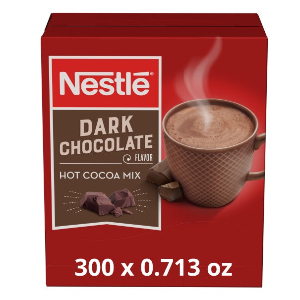 Dark Hot Chocolate Packet for Foodservice Beverage Menus