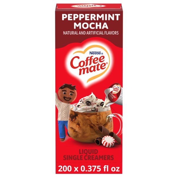 Coffee mate Peppermint Mocha Liquid Creamer Singles (.375 fl oz)