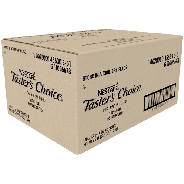 Nescafé Taster's Choice Coffee Sticks (1000 ct x 1.5 g)