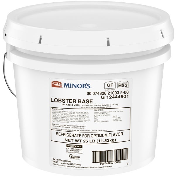 Minor’s Lobster Base No Added MSG, 25 lb