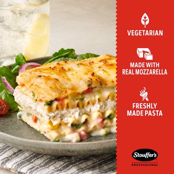 Stouffer's Vegetable Lasagna 4 x 96 ounces Tray | Stouffer's | Nestlé
