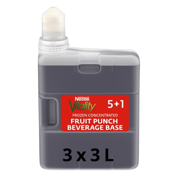 [専用出品]esswn Nestlé Vitality Fruit Punch 10% Frzn Concentrate, 5+1, 3L