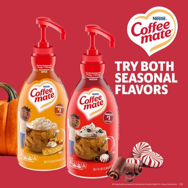 Coffee mate Peppermint Mocha Liquid Creamer Concentrate (300 servings)