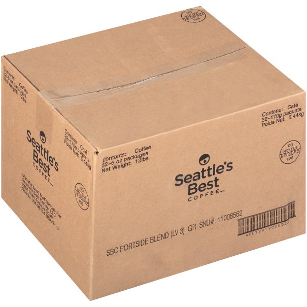 Portside Blend Ground Coffee 6 Oz 32 Pack | Seattle's Best Coffee