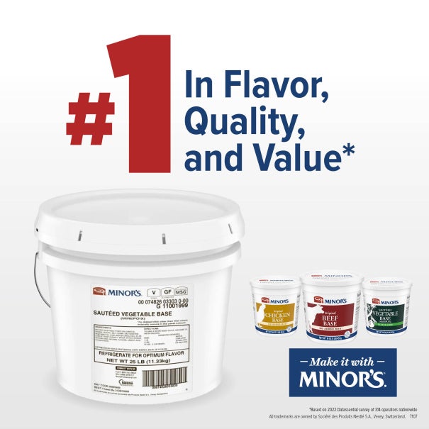 Minor's Sautéed Vegetable Base (Mirepoix) No Added MSG, 25 lb